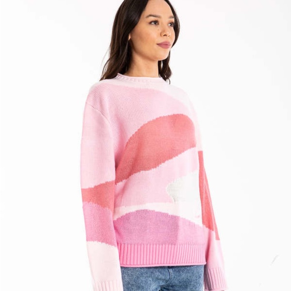 The Paris Landscape sweater in Pink by House Of Sunny - Picture 4 of 4